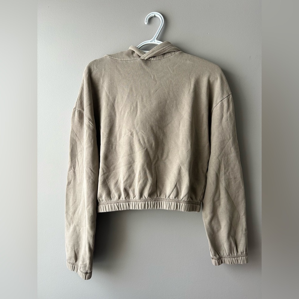 Harlow Women's Beige Hoodie Sweater